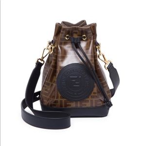 Mon Tresor Logo Bucket Bag